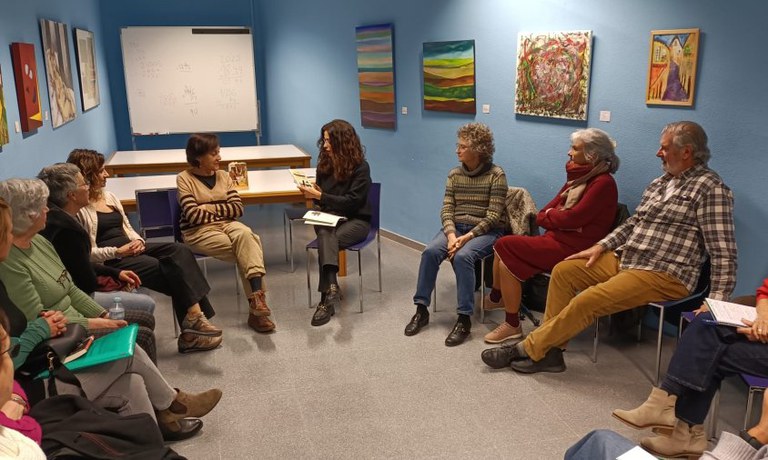 L'escriptora reusenca Isabel Olesti, protagonista del primer Club de Lectura Adult d'enguany.