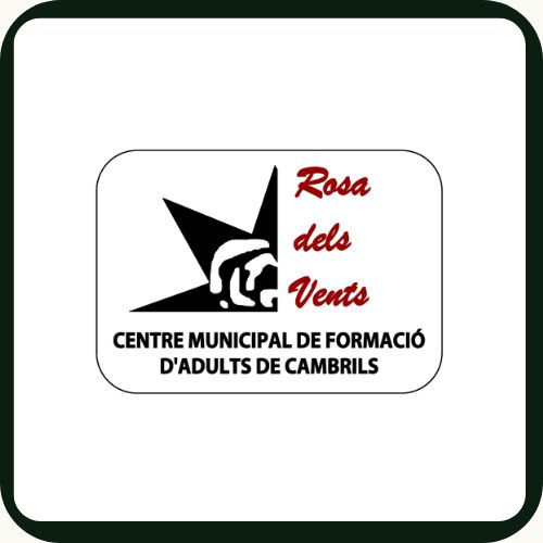 Escola d'adults Rosa dels vents (botó)