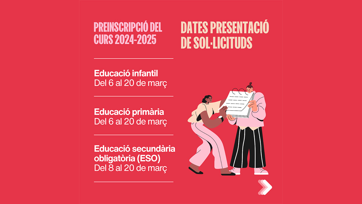 Banner Gener preinscripció 24-25