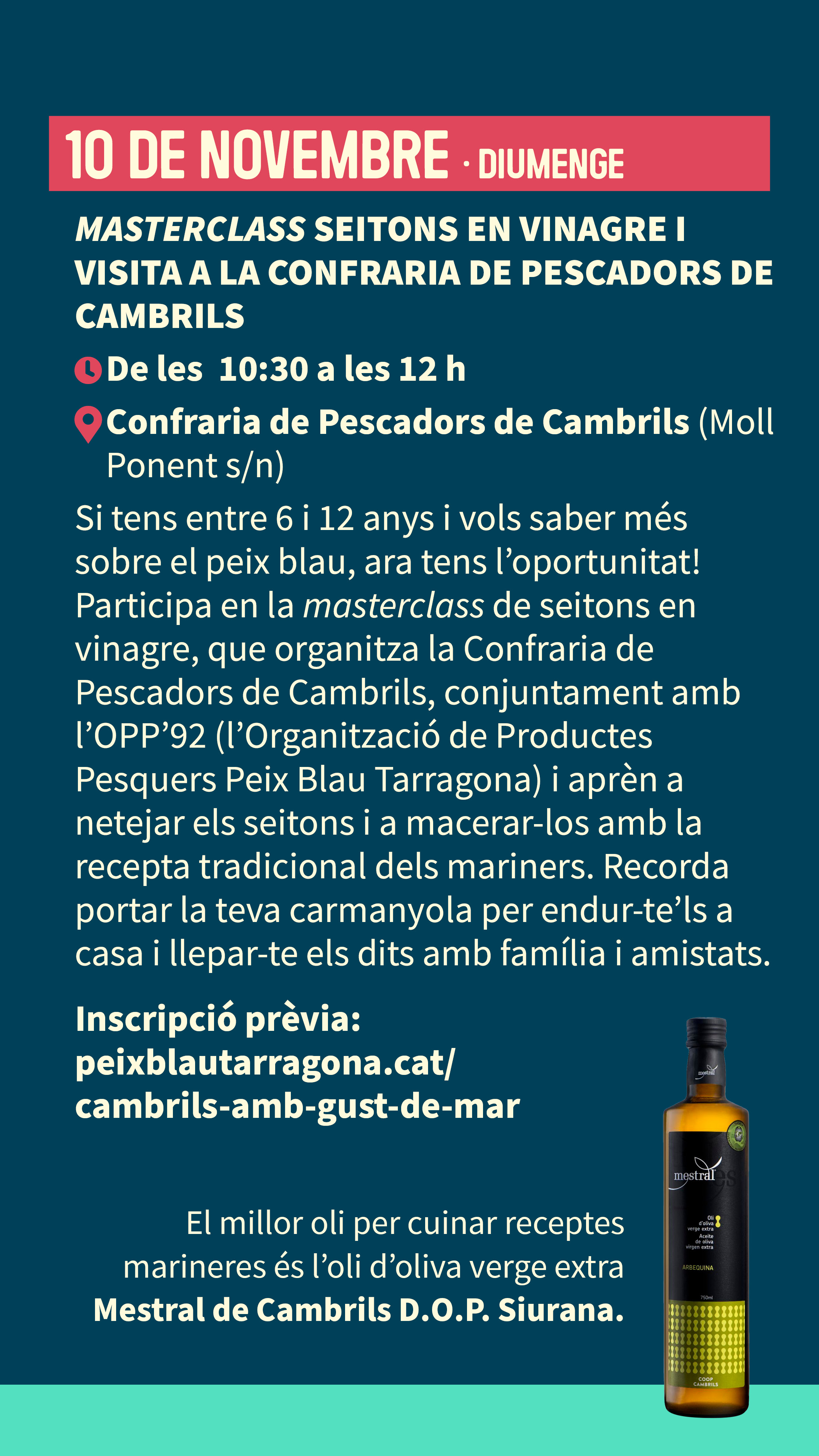 Masterclass seitons en vinagre