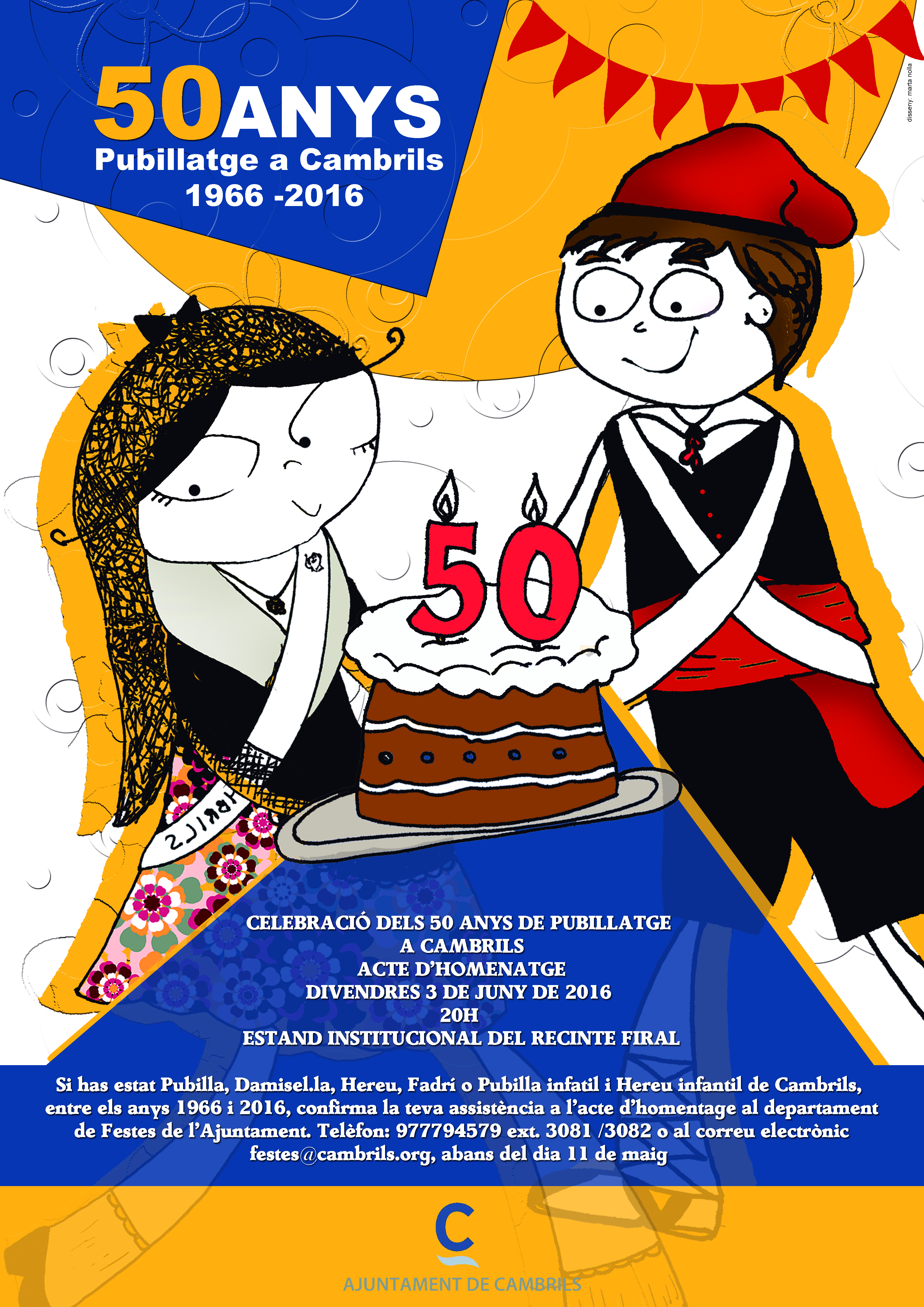 ANY 2016 50 ANYS DE PUBILLATGE A CAMBRILS