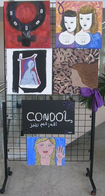 Mural de sensibilització.