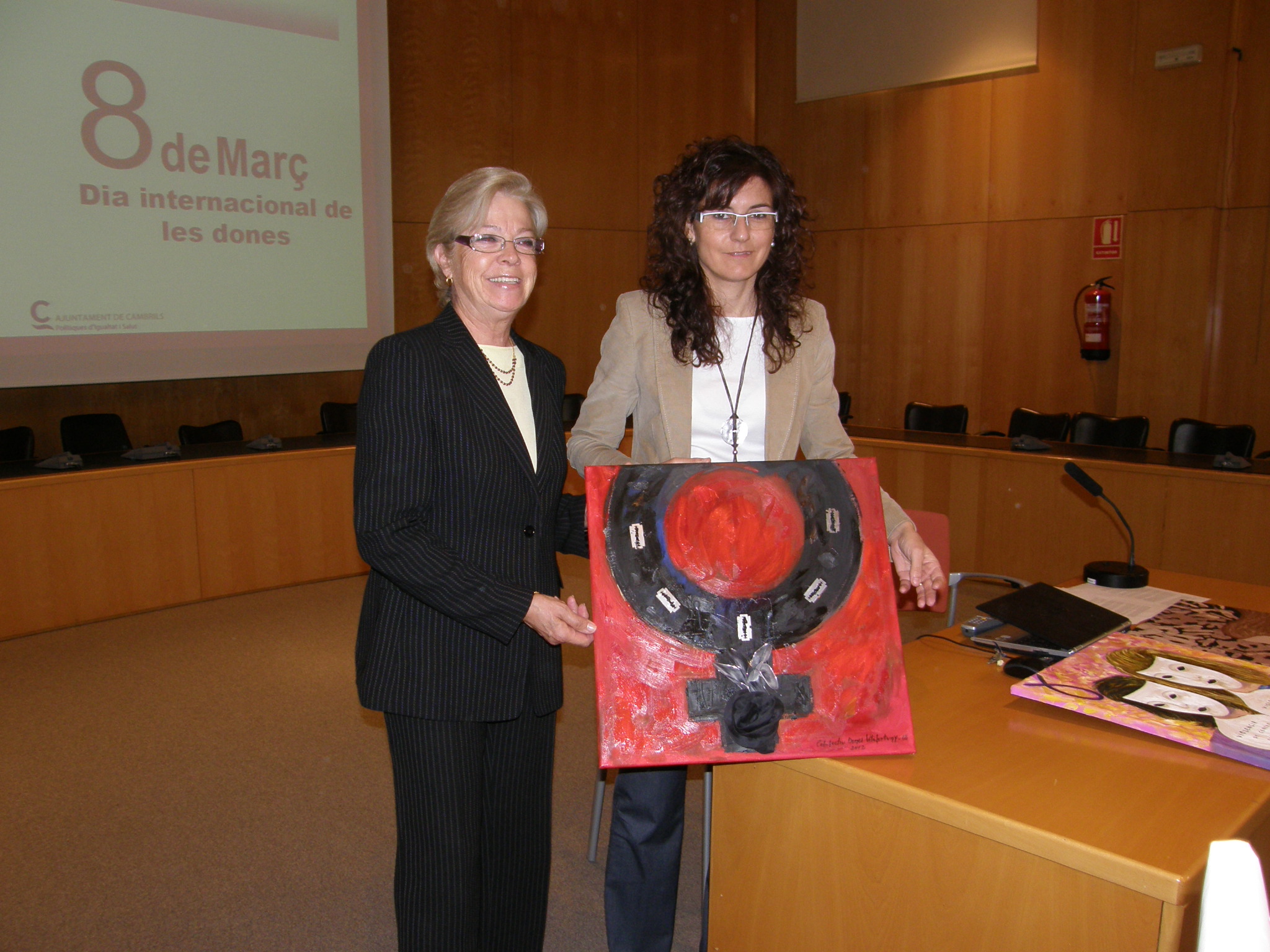 Entrega del Col·lectiu de Dones de Vilafortuny