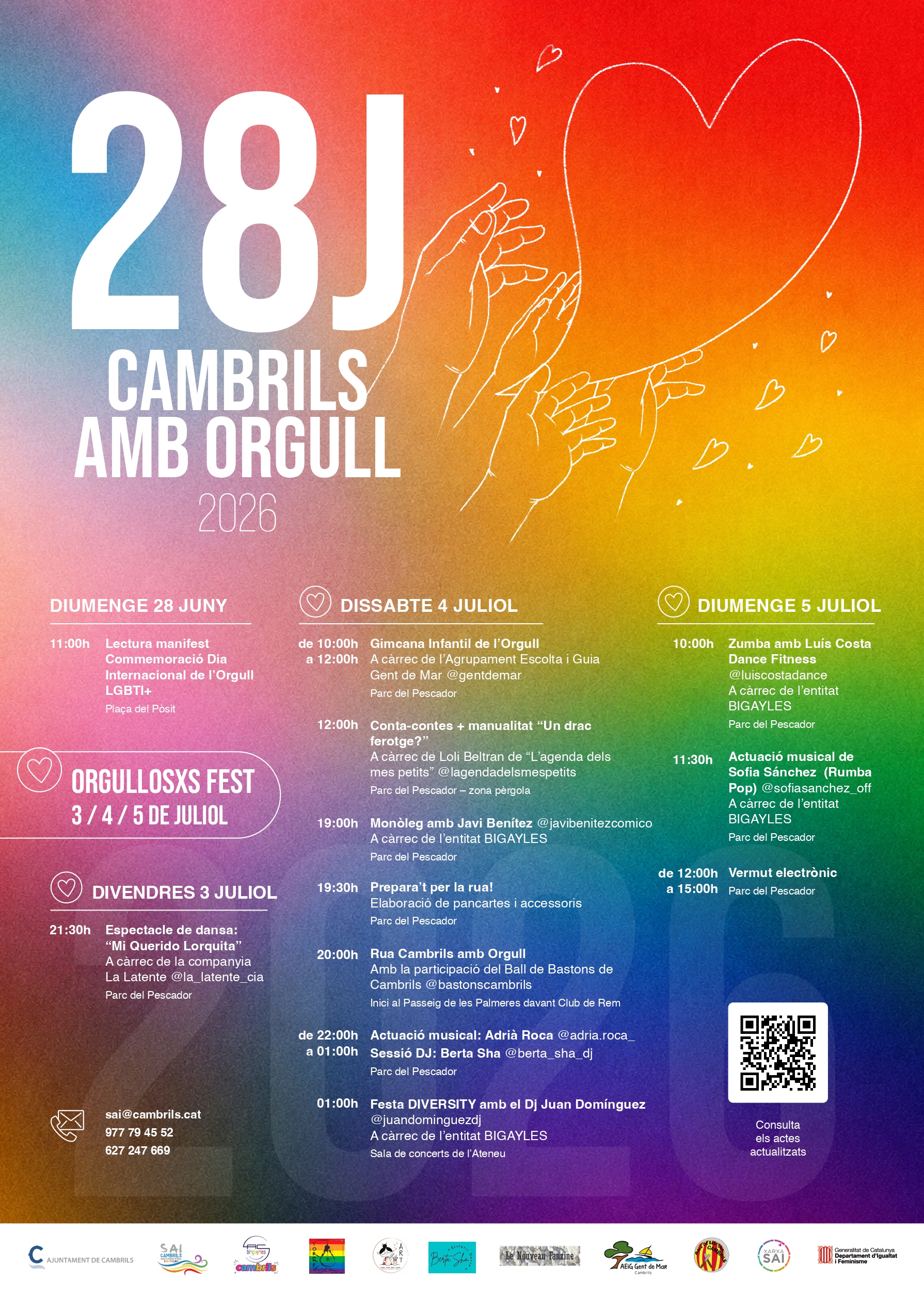 cartell Cambrils amb Orgull 2026