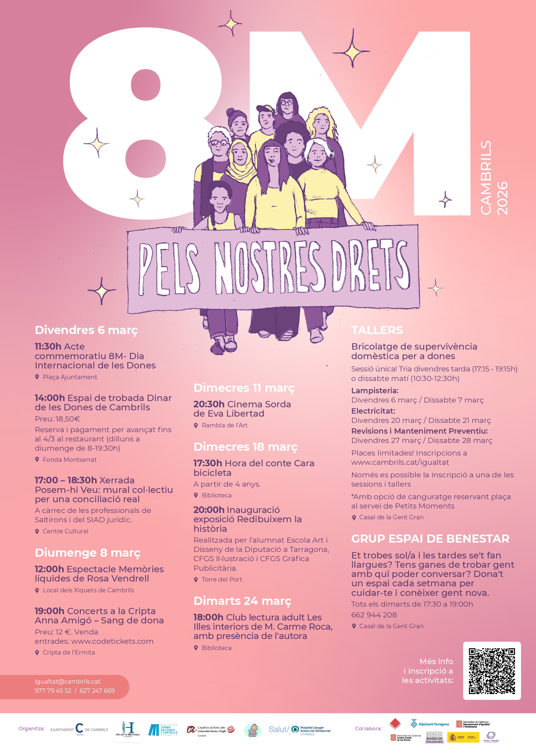 Cartell 8M Cambrils 2026