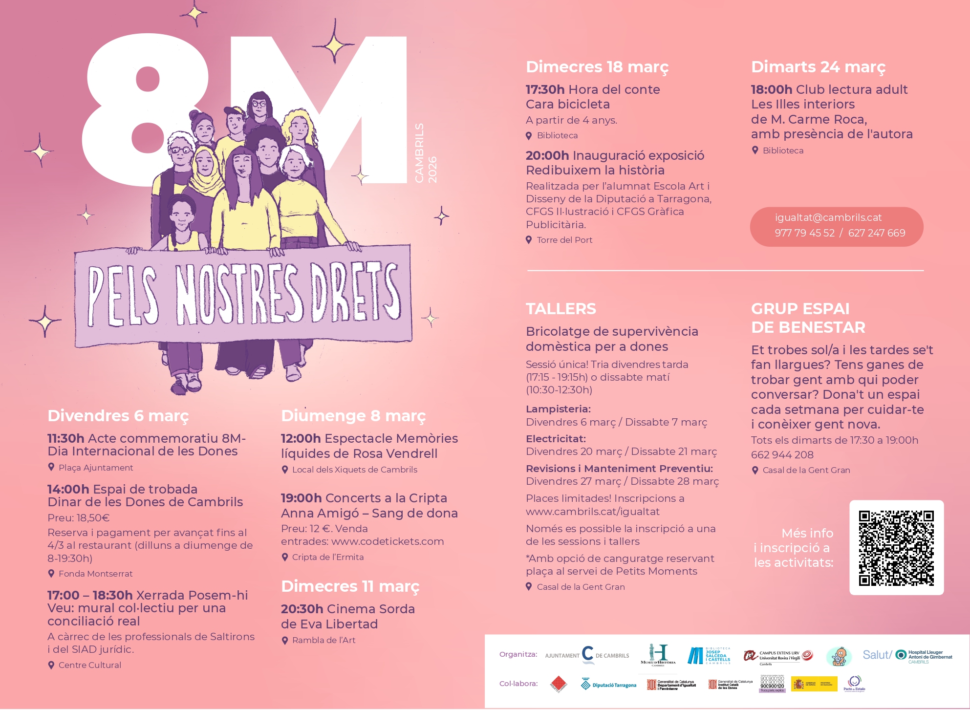 Programa 8M Cambrils 2026