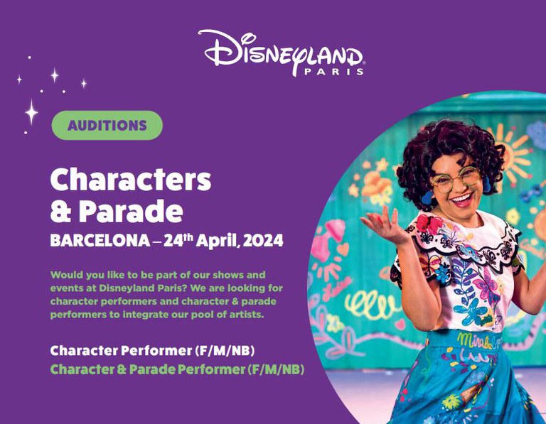 EURES Audició DISNEYLAND PARIS BARCELONA 24 Abril.