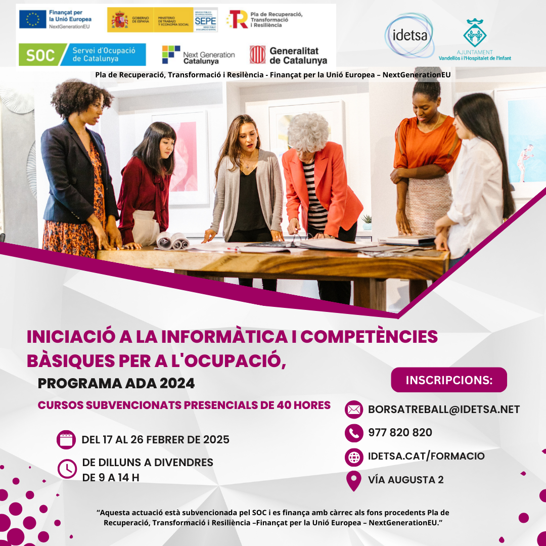 cartell ADA inf ocupació